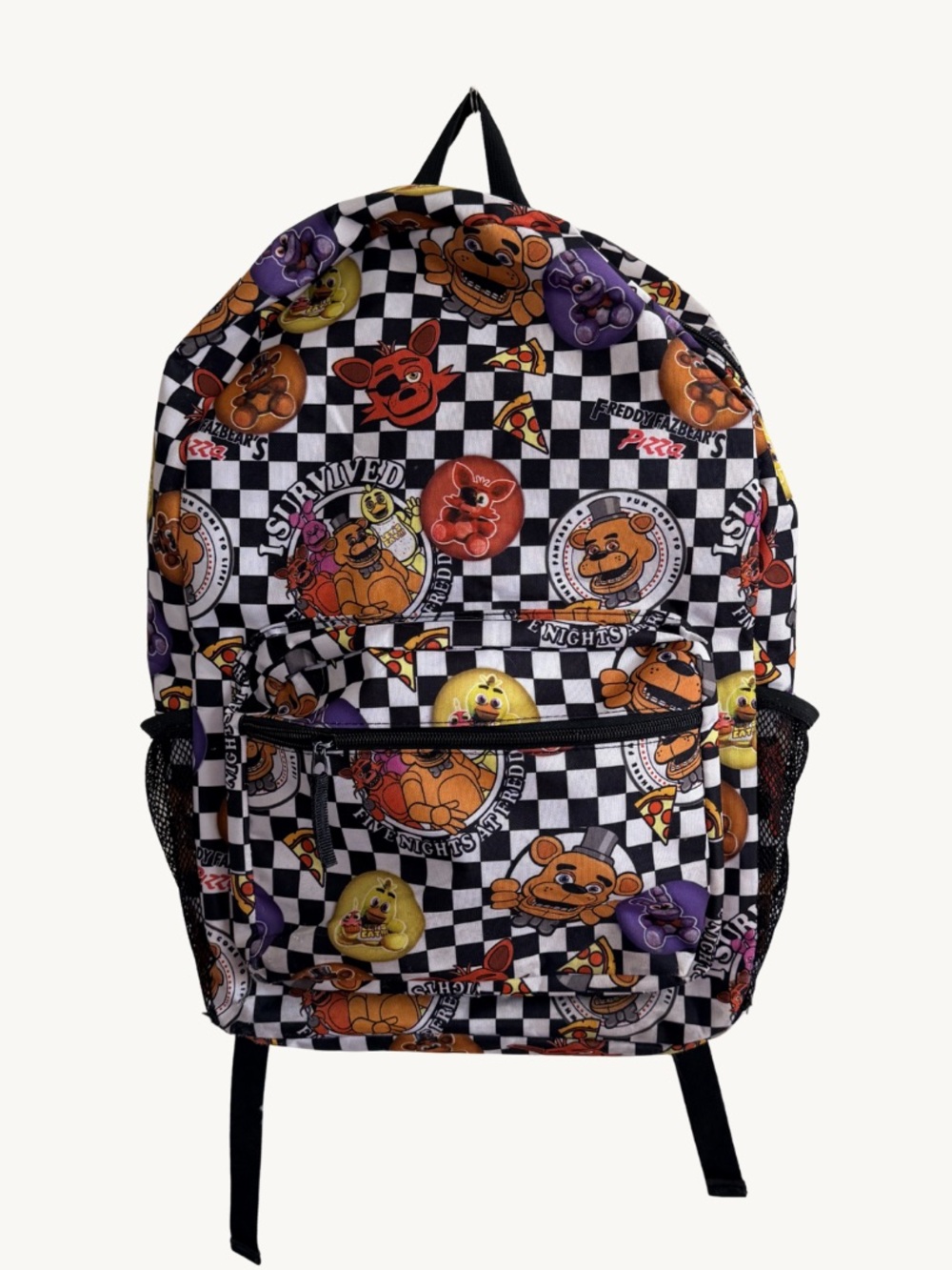 Five Nights at Freddy's FNAF Character Print Backpack School Travel Book Bag